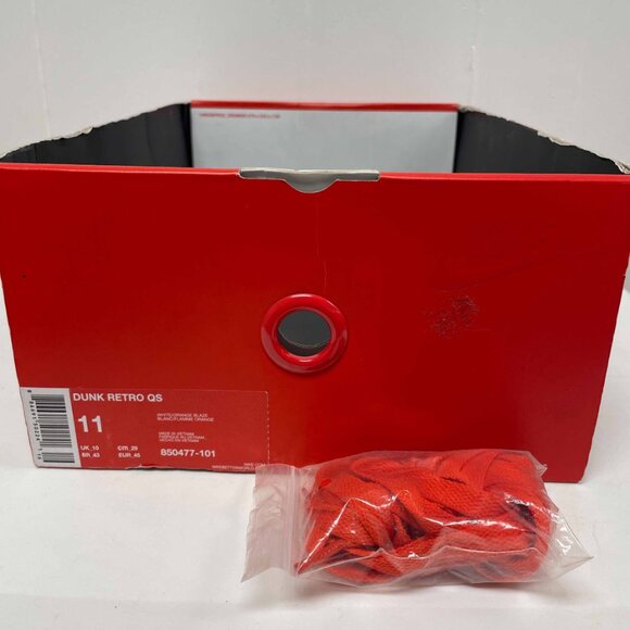 Nike Dunk High Retro QS Syracuse 2016 (850477-101), Size 11 - Picture 2 of 12